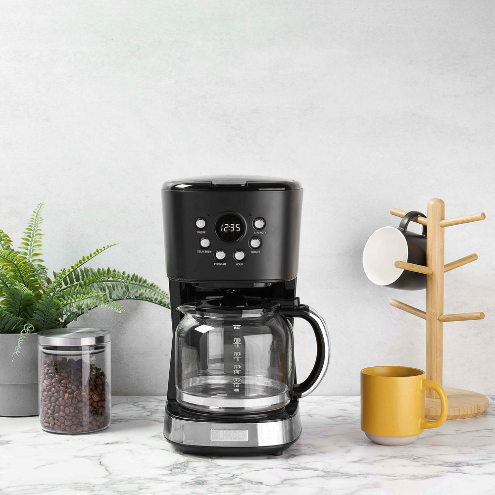 BLACK+DECKER 12-Cup Black Residential Drip Coffee Maker in the Coffee Makers  department at