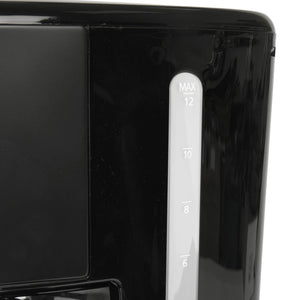 Haden Black & Chrome Coffee Machine