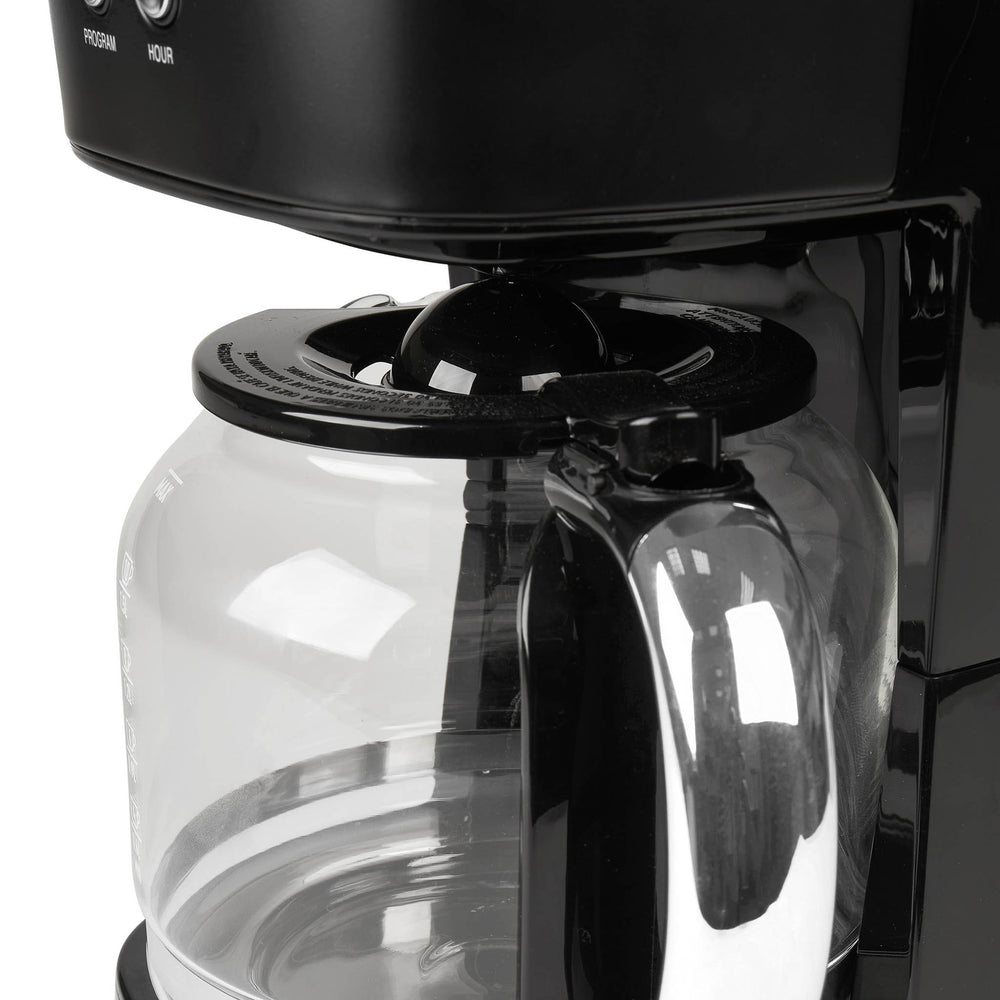 Haden Black & Chrome Coffee Machine