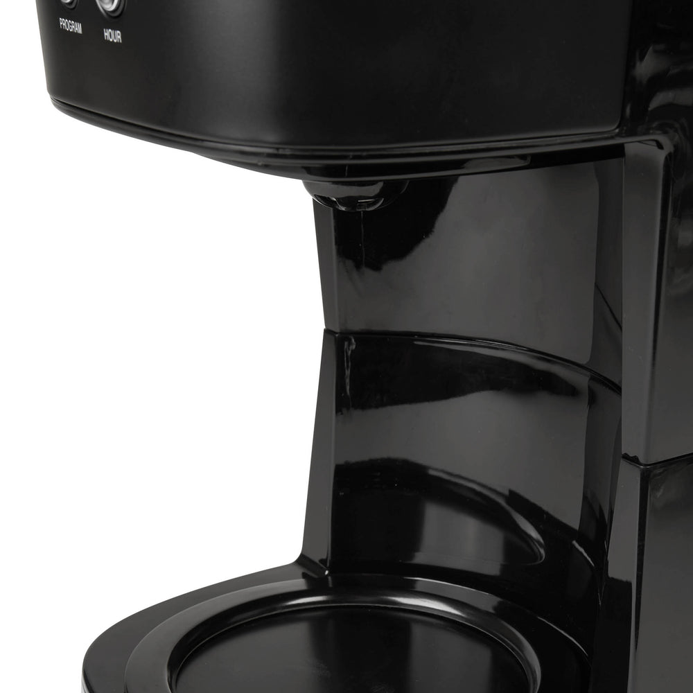 Haden Black & Chrome Coffee Machine