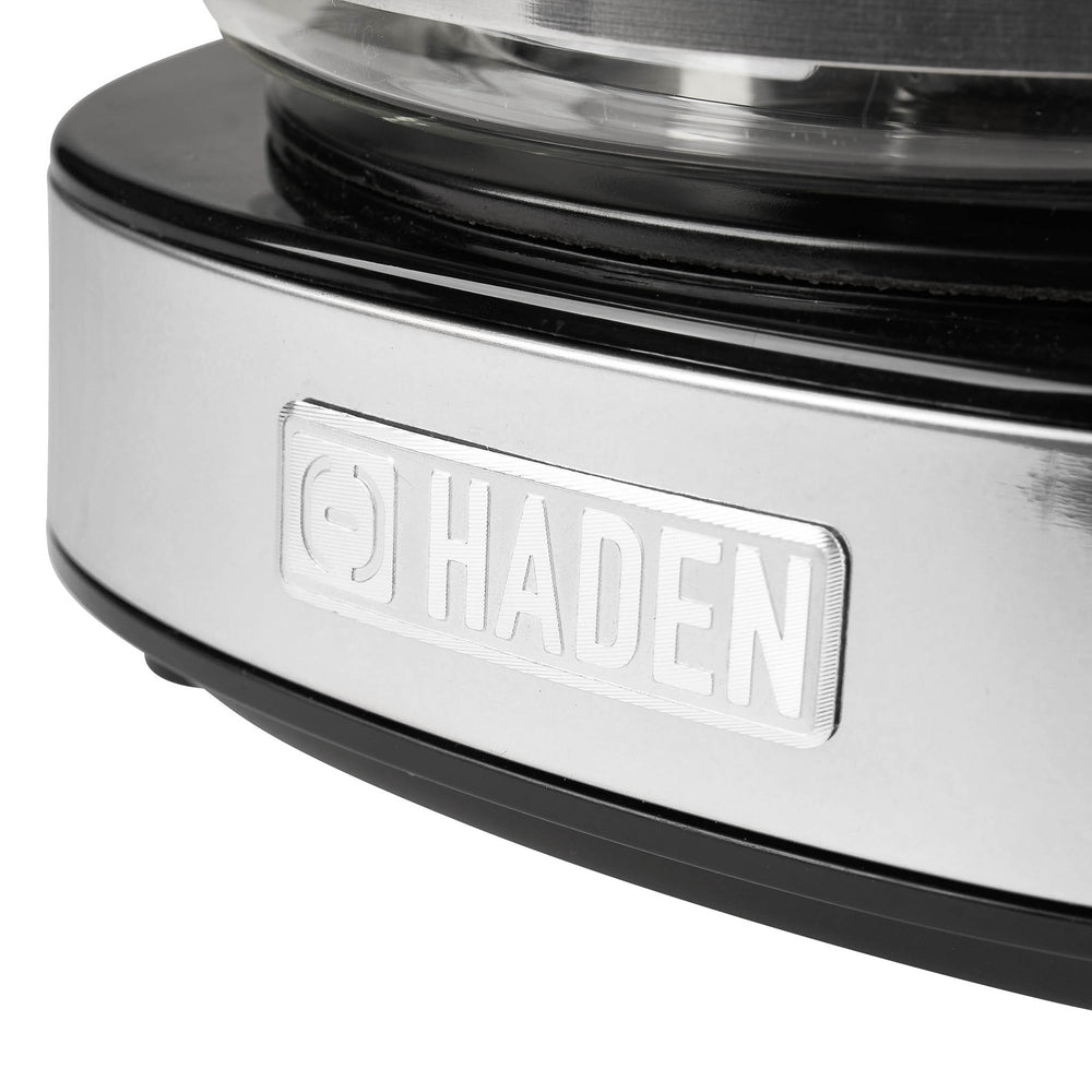 Haden Black & Chrome Coffee Machine