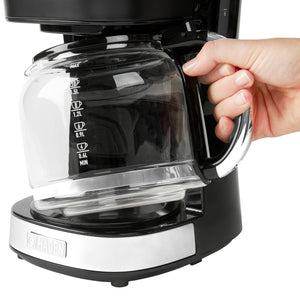 Black & Decker 12 Cup Coffee Maker 900W with LCD Display - Black