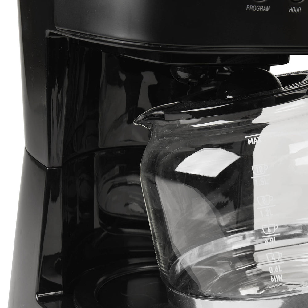 Haden Black & Chrome Coffee Machine