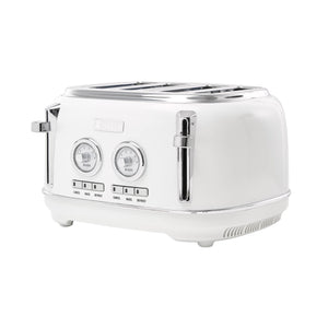 
                
                    Load image into Gallery viewer, Dorset Ivory &amp;amp; Chrome 4-Slice Toaster
                
            