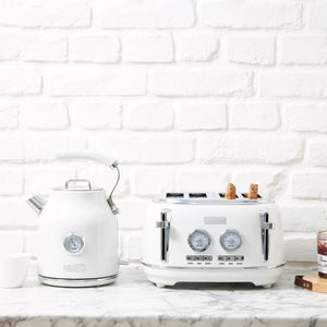 Dorset Ivory & Chrome 4-Slice Toaster