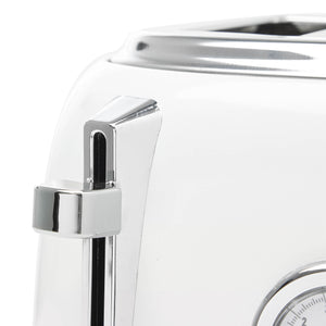 Dorset Ivory & Chrome 4-Slice Toaster