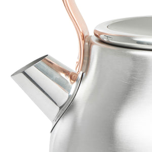 Heritage Steel & Copper Electric Kettle