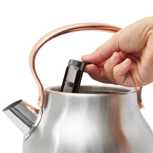 Heritage Electric Kettle, Stainless Steel & Copper - 75103