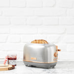 Heritage 2-Slice Toaster, Stainless Steel & Copper - 75105
