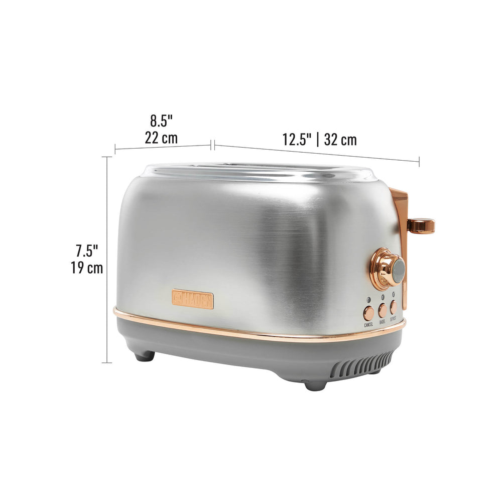 Heritage Steel & Copper 2-Slice Toaster
