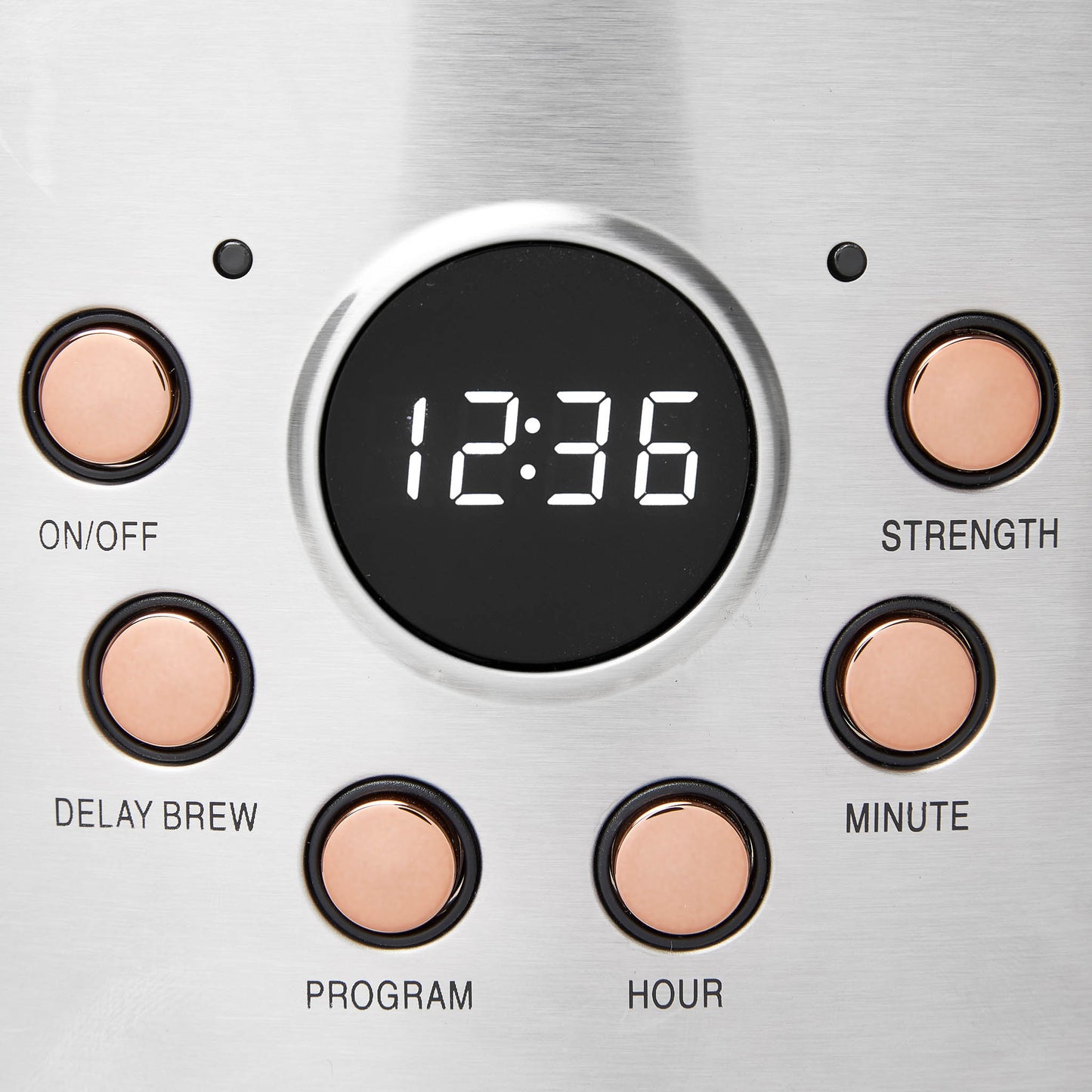 Haden Steel & Copper Coffee Machine