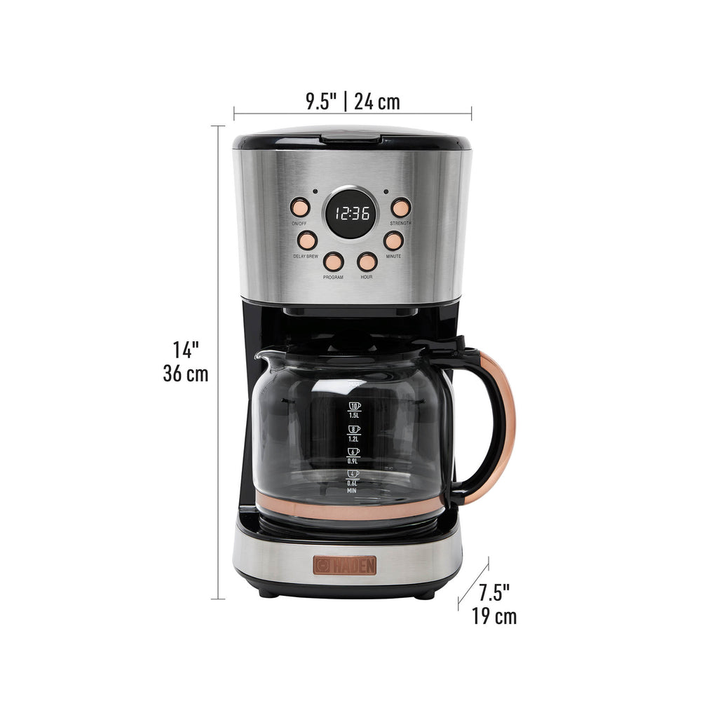 Haden Steel & Copper Coffee Machine
