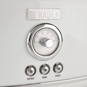 Dorset Ivory & Chrome 2-Slice Toaster