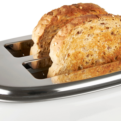 Dorset Ivory & Chrome 2-Slice Toaster